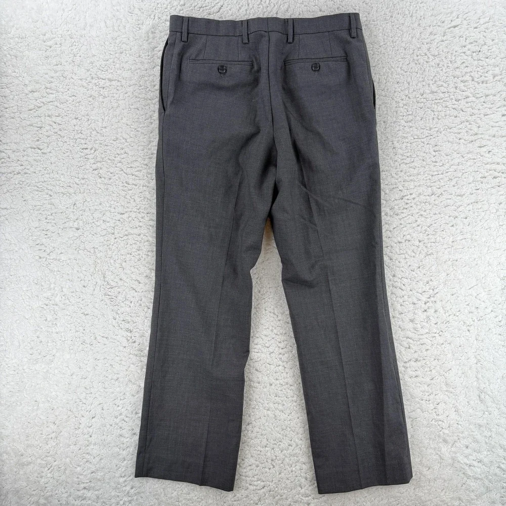 Banana Republic Dress Pants Mens 32x30 Gray Classic Fit Wool Lined Office Wear‎